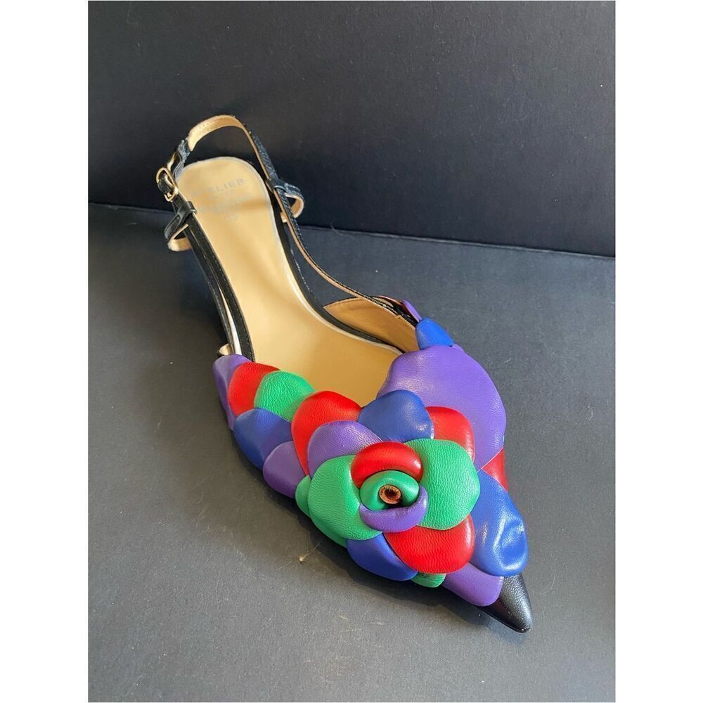 Valentino Garavani Atelier Shoes 03 Rose Edition slingback pump in kidskin. - Picture 10 of 17